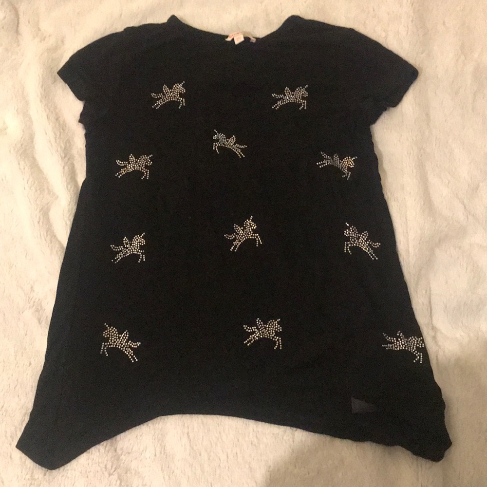 Black sparkly top
